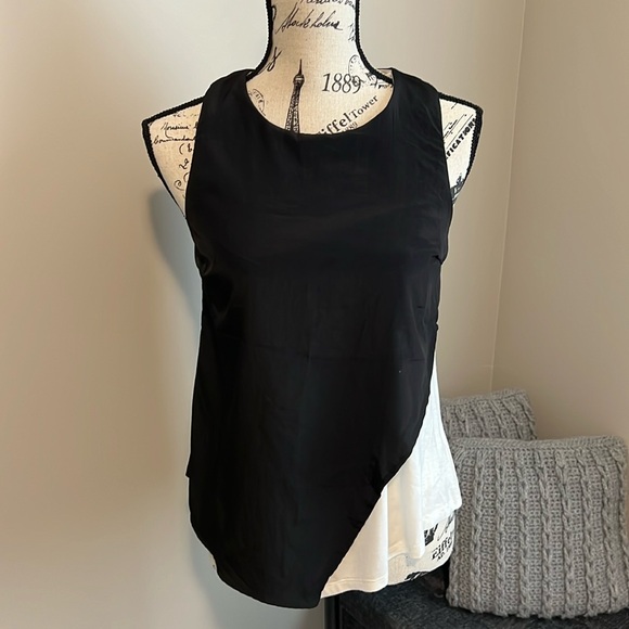 Anthropologie Bordeaux Orlana Split Tone Blouse! - Picture 4 of 9